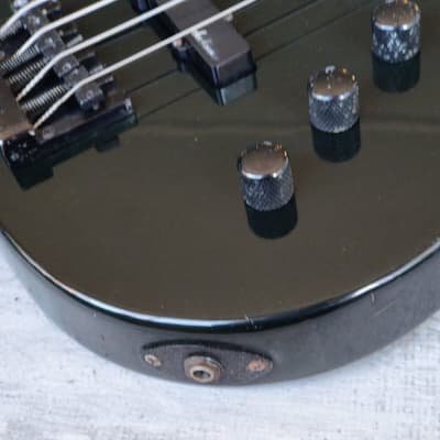1987 Charvel Jackson Japan Model 2B PJ Bass (Black) image 2