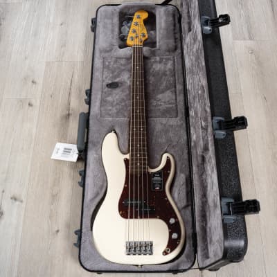 Fender American Professional II Precision Bass V 5-String Rosewood Olympic White image 10