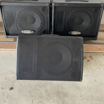 Kustom 12” Powered Stage Monitors | Reverb