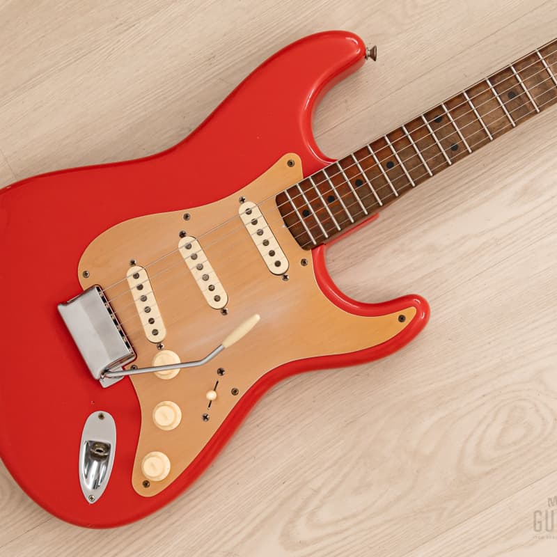 1959 Fender Stratocaster Vintage Guitar Pre-CBS, Matador Red Lacquer (Riggio) w/ Tweed Case