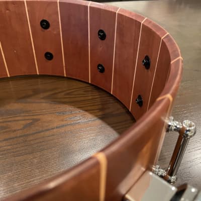 Solid Stave Cherry/Maple 5.5x14" Snare Drum image 7