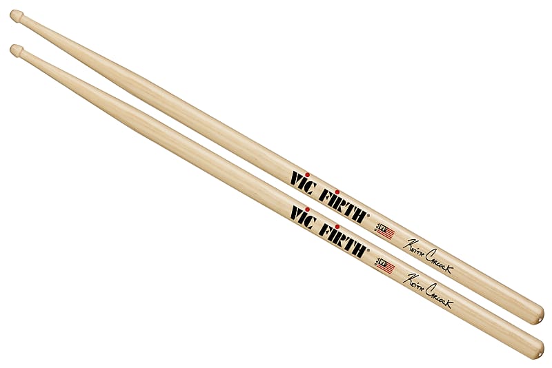 Vic Firth SKC Keith Carlock Signature Series Hickory Wood Tip Drum Sticks image 1