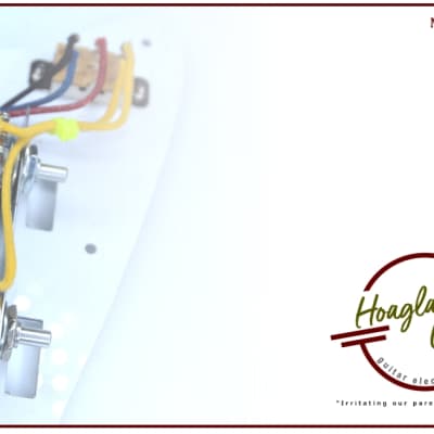 Hoagland Custom Handcrafted Jazzmaster Wiring Harness w/Mallory "Mustard" caps image 3