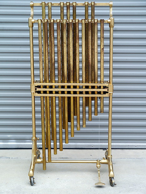 Vintage Deagan Gold Tone Concert Symphonic Orchestra Chimes Tubular Bells CAN SHIP