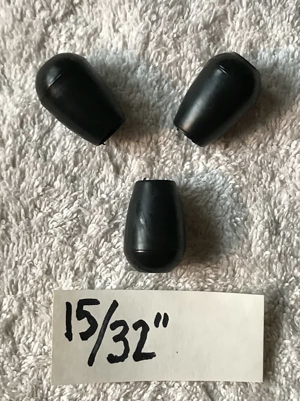 Unbranded NOS 15/32" Rubber Feet (3) for Rogers, Gretsch, Reverb