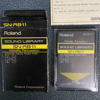 Roland SN-R8-11 Metallic Percussion 1990s - Black image 1