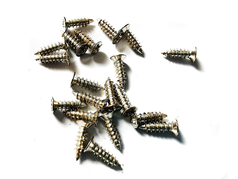 Fender Pickguard Screws Stainless Steel #4 X 1/2