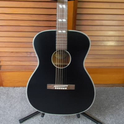 2020 Recording King  Dirty 30's Series 7 OOO Acoustic Guitar ROS-7-MBK  Matte Black Brand New ! image 2