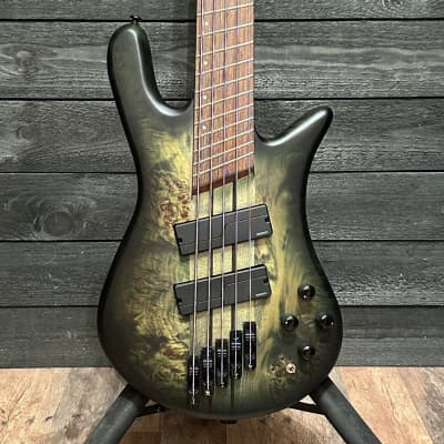 Spector NS Dimension 5 String Multi Scale Electric Bass Guitar Haunted Moss B Stock for sale