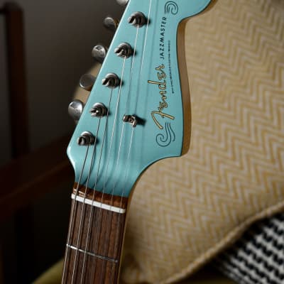 2002 Fender Japan JM66 Jazzmaster Ocean Turquoise Metallic, CIJ, Limited, Offset image 13