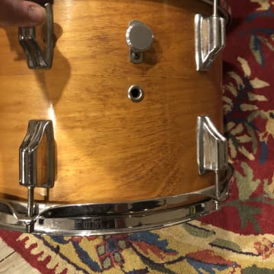 Rogers 13.75” across by 10” tall drum 1970s - Maple image 7