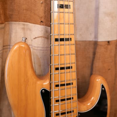 Fender American Elite Jazz Bass V 2015 Natural 5 String image 5