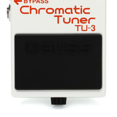 Boss TU-3 Chromatic Tuner Pedal with Bypass  Bundle with Roland RIC-G3 Gold Series Straight to Straight Instrument Cable - 3 foot image 3