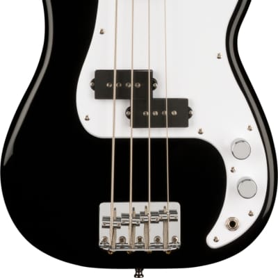 Squier Mini Precision Bass, Laurel Fingerboard, Black image 1