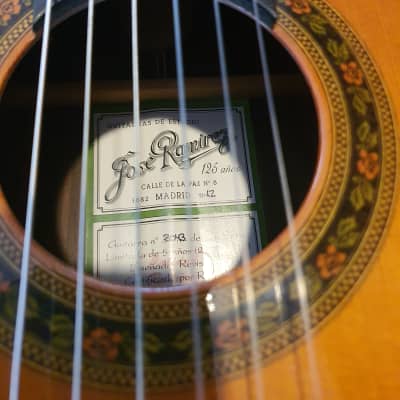Ramirez Jose Ramirez 125 Anos Classical Guitar - Handcrafted in Spain image 5