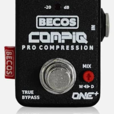 BECOS FX CompIQ STELLA Pro Compressor with DITOS DI for Guitar and