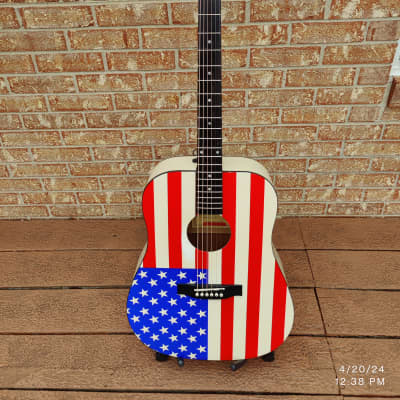 Trinity River USA FLAG TAAF Acoustic  2000's - White for sale