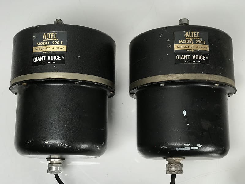 Altec Lansing 290 E 4 Ohm Giant Voice Compression Drivers (Pair)