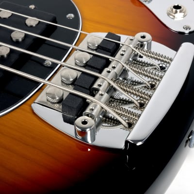 Ernie Ball MusicMan Retro 70s StingRay - Vintage Sunburst image 5