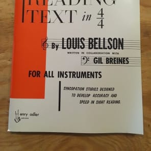 Alfred Music Modern Reading Text in 4/4 by Louis Bellson