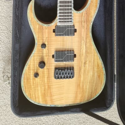 B.C. Rich Shredzilla Extreme Exotic Electric Guitar, Left Handed, Spalted Maple, New Hard Shell Case image 1