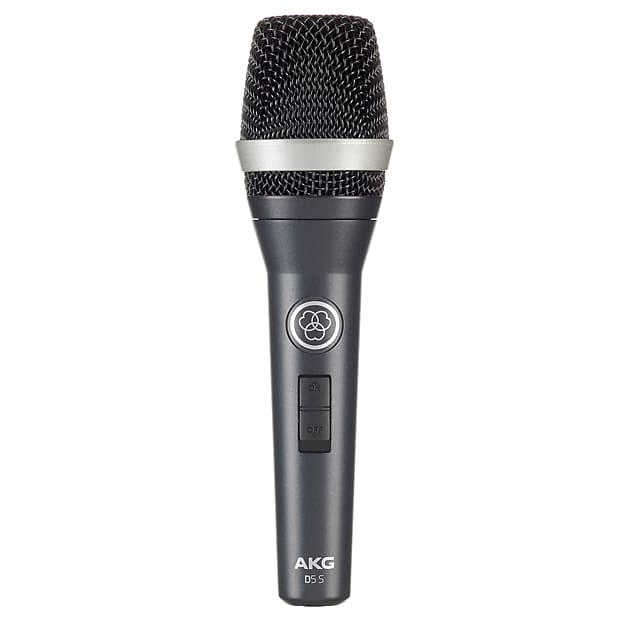 AKG D5 (S) Professional Dynamic Vocal Microphone with Noiseless On/Off Switch image 1