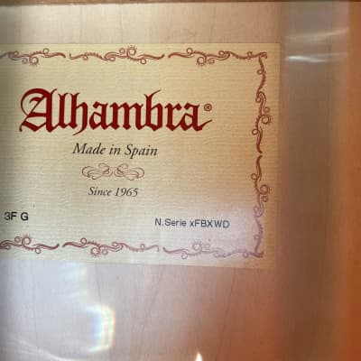 Alhambra 3F Flamenco Pure con Golpeador 2019 image 2