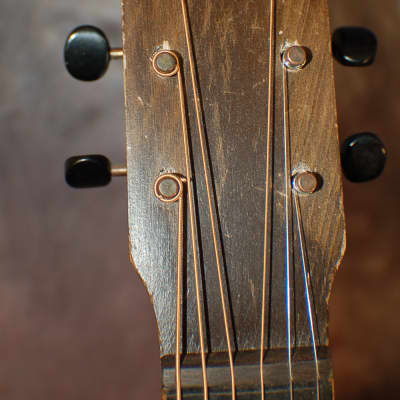 1930's Regal Kay Archtop Roundhole Acoustic Guitar Neck Reset Pro Setup Soft Shell Case image 6