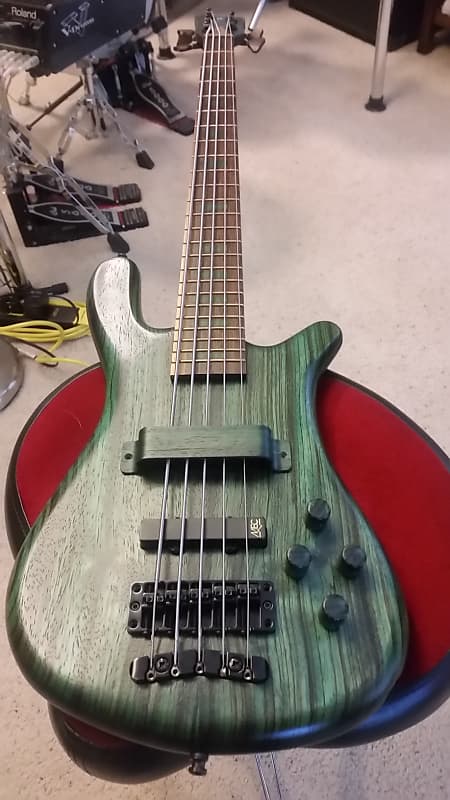 Warwick Streamer LX (Masterbuilt) 2017 Green w/matching pickup cover and knobs image 1