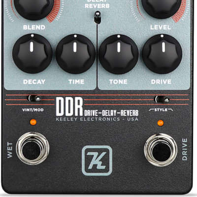 Keeley DDR Drive Delay Reverb Effects Pedal image 1