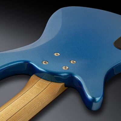 Warwick RockBass Streamer LX, 5-String - Blue Metallic High Polish image 3