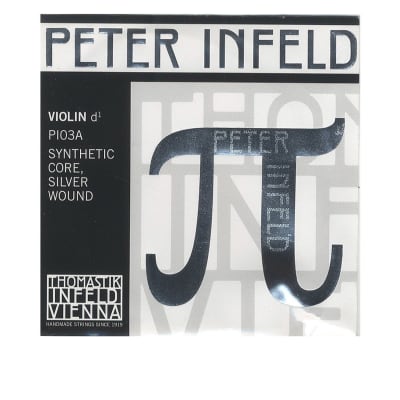 Thomastik-Infeld	PI103A Peter Infeld Silver-Wound Synthetic Core 4/4 Violin String - D (Medium)