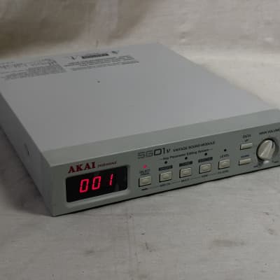 AKAI SG01v Vintage Sound Module New internal battery!! w/ power supply