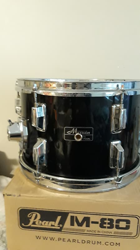 Maxwin By Pearl Tom Drum 80s Gloss Black image 1