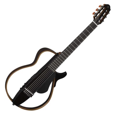 Yamaha SLG200N Silent Nylon String Guitar Transparent Black | Reverb