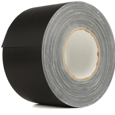 Hosa GFT-459BK 4 inch Gaffer Tape - 60 Yard Roll - Black Bundle