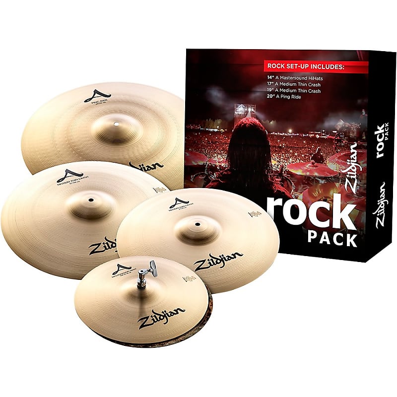 Zildjian A Series Rock Cymbal Pack With Free 19" image 1