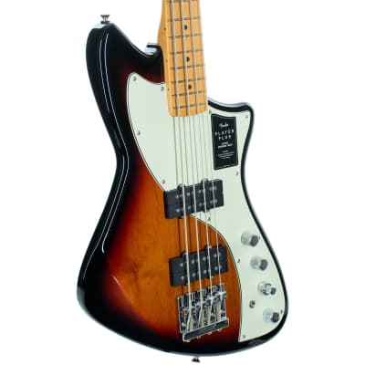 Fender Player Plus Active Meteora Bass, Maple, 3-Color Sunburst image 5