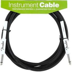 Fender Performance Series Instrument Cable, 10', Black 2016
