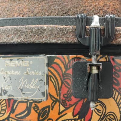 Remo Mondo Signature Series Leon Mobley 12" Djembe Drum - Adinkra Finish image 6
