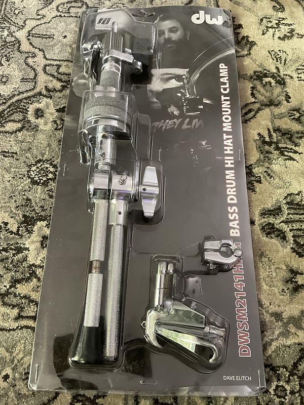 DW Bass Drum HiHat Mount Clamp DWSM2141HHM Reverb