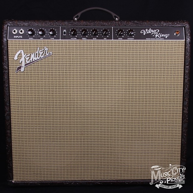 2004 Fender Vibro King Cowboy Tolex Amplifier (SKU 4490) image 1
