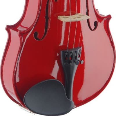 Stagg Classic 4/4 Violin with Soft Case - Red - VN4/4-TR image 1