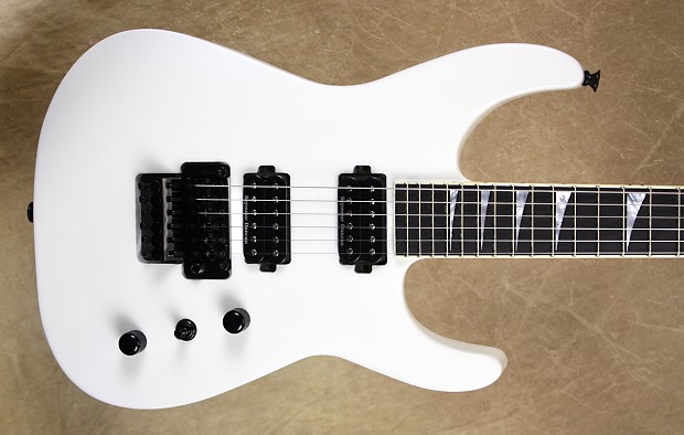 Jackson USA Custom Shop SL2H Speed Neck Soloist Snow White Reversed Headstock image 1