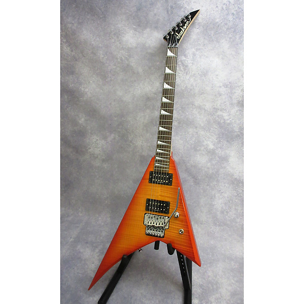 Jackson RX10D Randy Rhoads Electric Guitar w/case – Flame Top Orange Burst