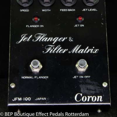 Coron JFM-100 Jet Flanger & Filter Matrix 1981 Japan with SAD1024 Reticon BBD image 3
