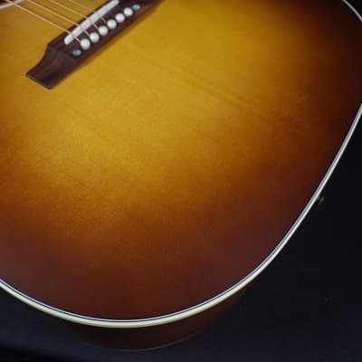 Gibson J-45 50s Faded Sunburst Acoustic Electric Guitar image 12