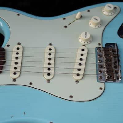 Fender Custom Shop Limited Edition 1961 Relic Stratocaster "Wildwood 10" 2015 Daphne Blue image 8