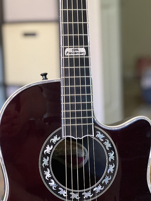 Ovation 30th Anniversary Edition, Collector Series 1996 - Burgundy.  Mid-depth, US Made