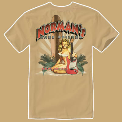 Joe Bonamassa Strat Pinup T-Shirt Medium image 2